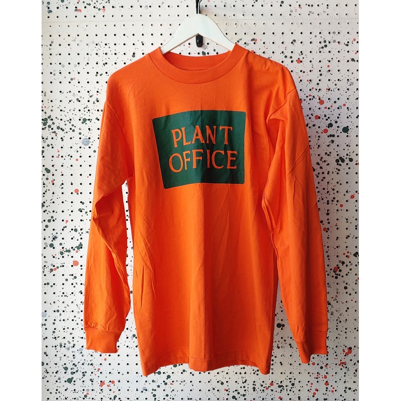Plant Office Long Sleeve T-Shirt – Foraging Orange