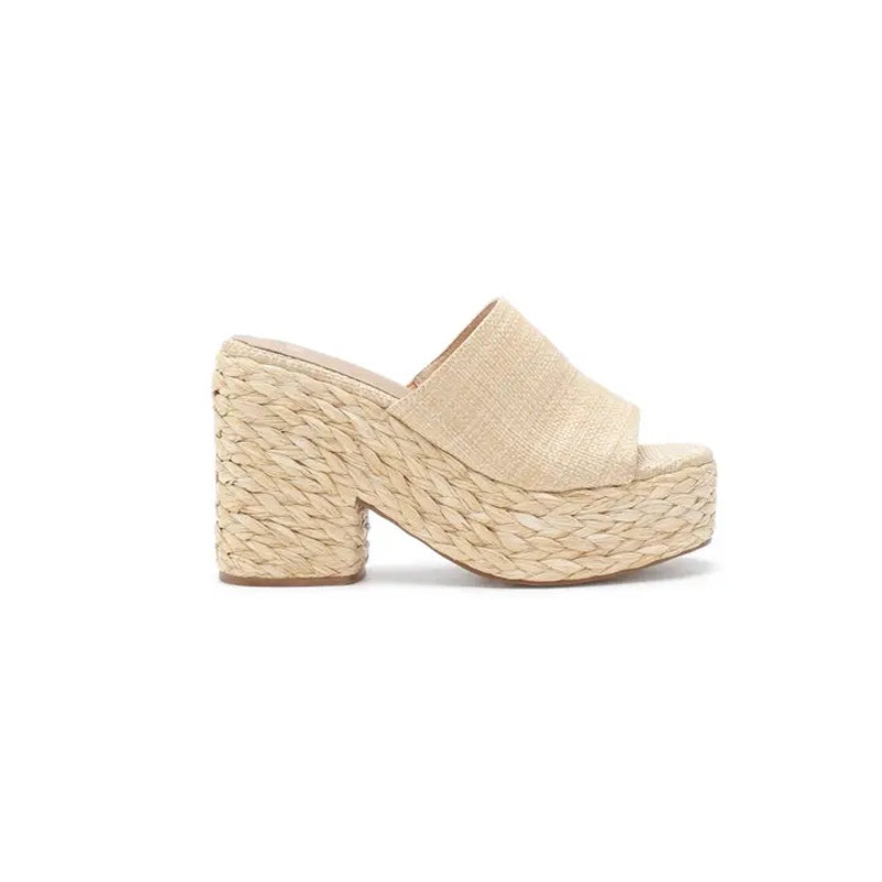 The Ashlyn Raffia Heel