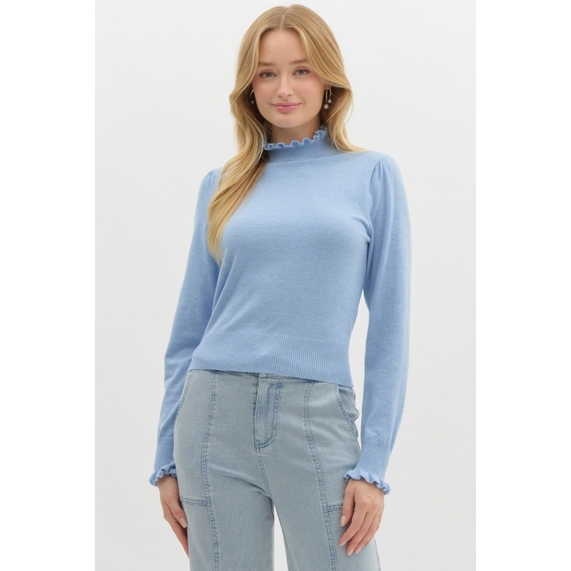 The Baker Top in Blue