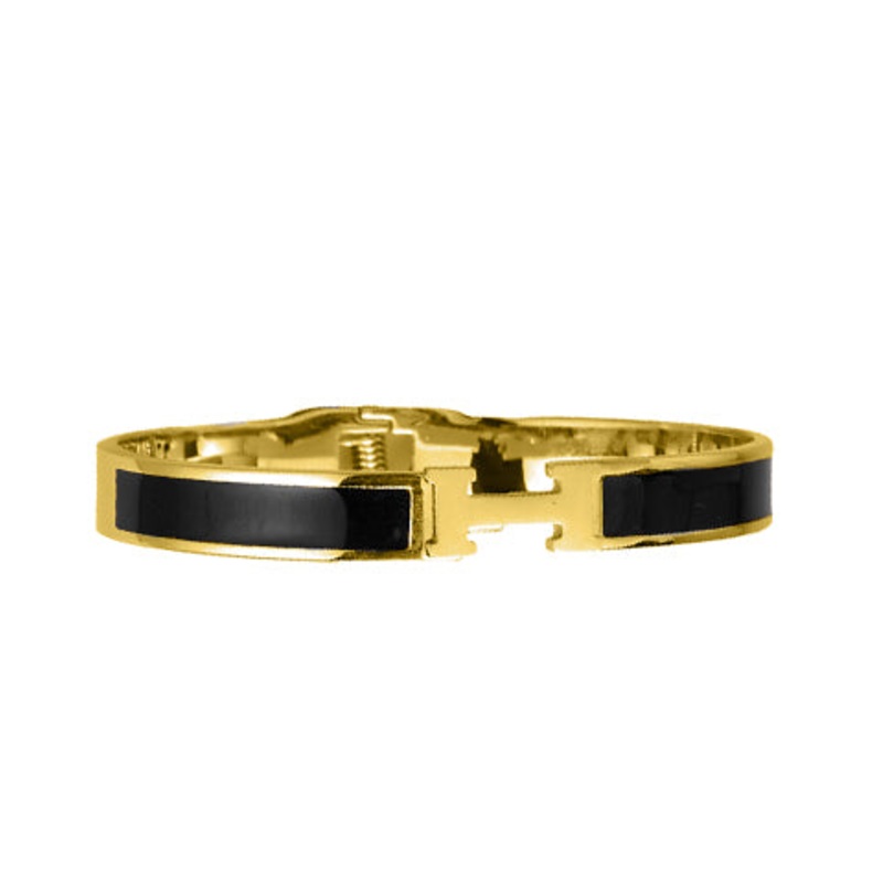 The Catasha Bangle in Black