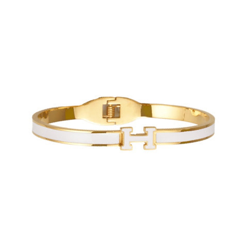 The Holst Bangle in White