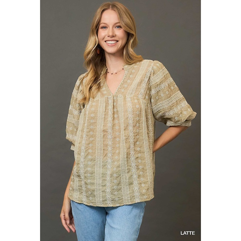 The Holston Embroidered Top