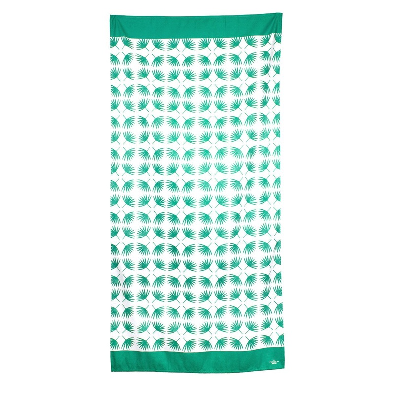Boca Raton Beach Towel in Emerald