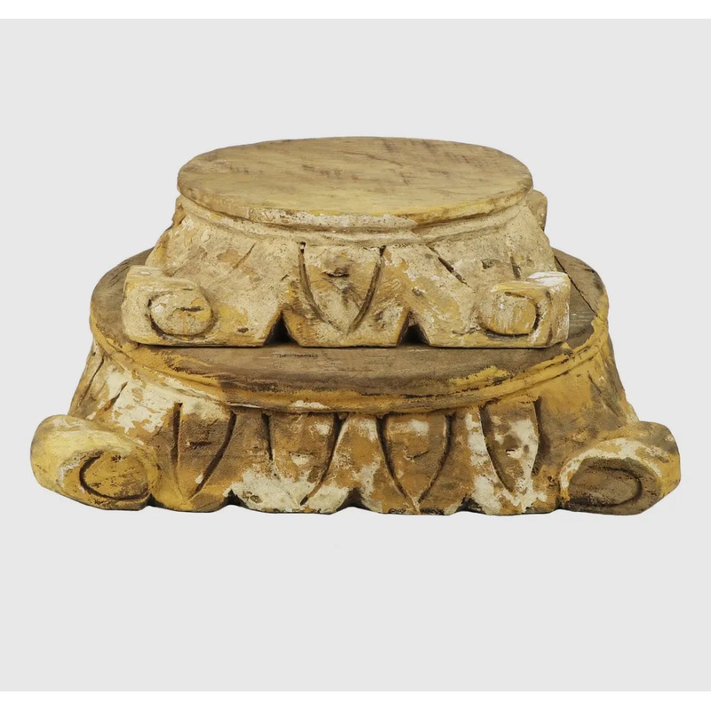 Carved Pillar Base-Small