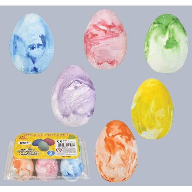 Chalk Egg 6 pack