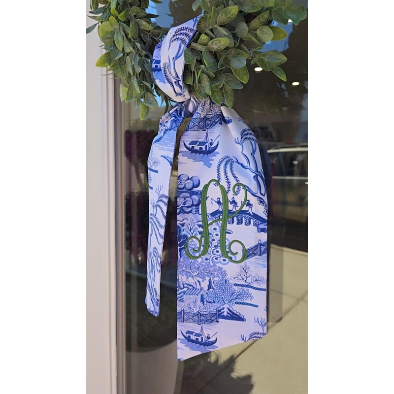 Embroidered Wreath Sashes
