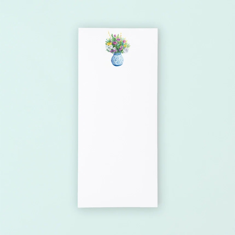 Ginger Jar Bouquet Notepad