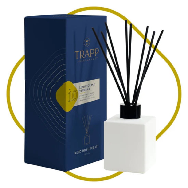 No. 10 Lemongrass Verbena  oz. Reed Diffuser Kit