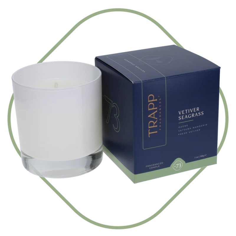 No. 73 Vetiver Seagrass 7 oz. Candle in Signature Box