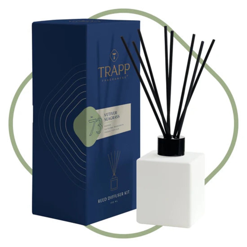 No. 73 Vetiver Seagrass  oz. Reed Diffuser Kit