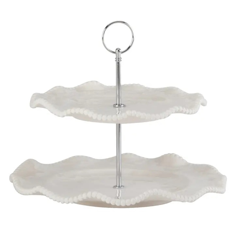 Perlette Cream – 2 Tier Server