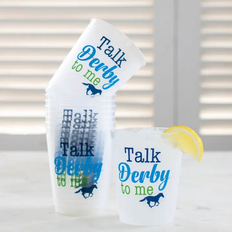 Talk Derby To Me Party Cups