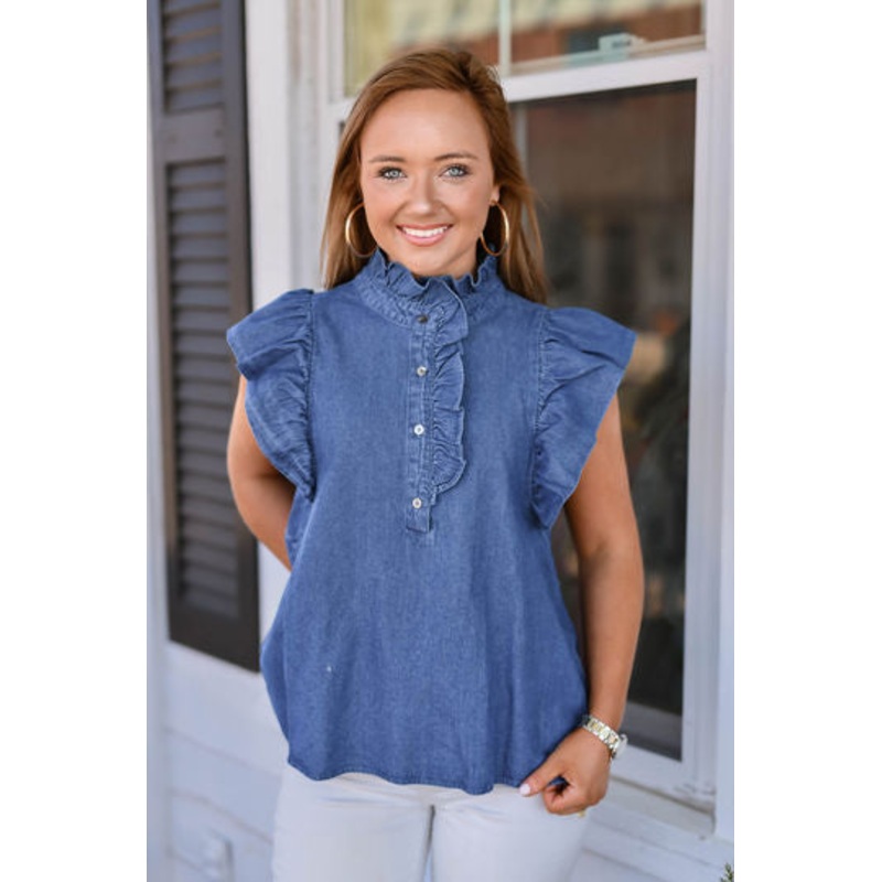 The Anderson Denim Top