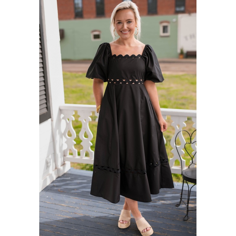 The Patton Dress in Black