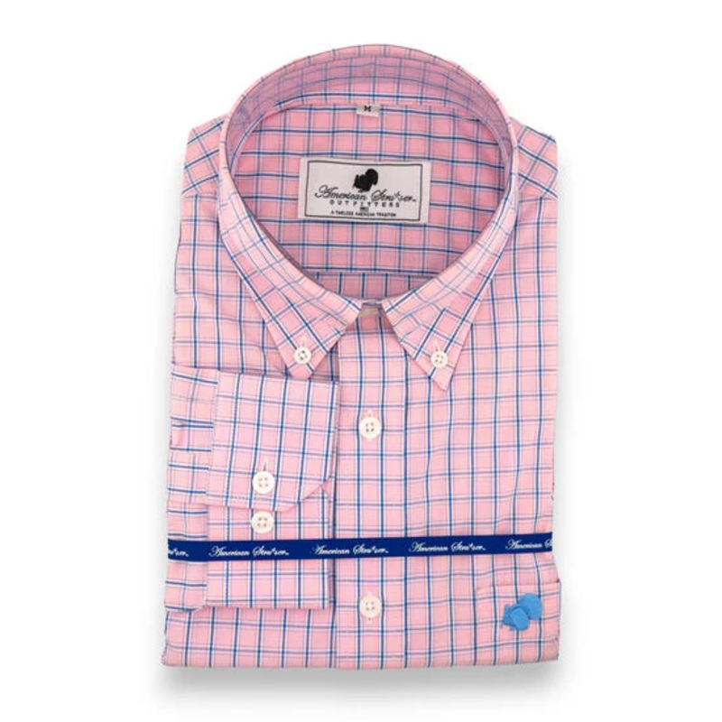 American Strutter Button Down-Cotton Candy