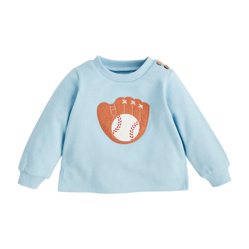 Baseball Applique Pullover