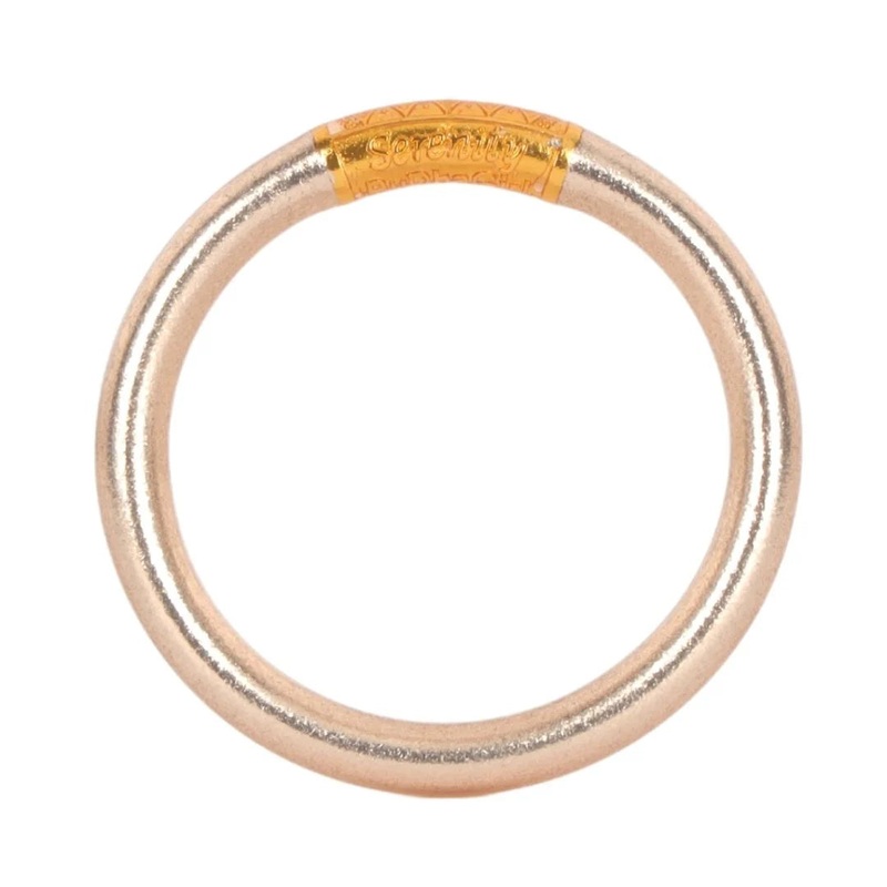 Champagne Tzubbie All Weather Bangle – Serenity Prayer