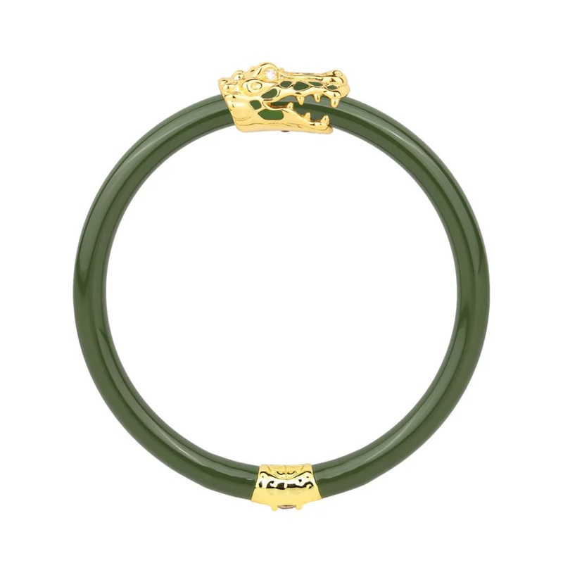 Fauna Crocodile All Weather Bangle (AWB) – Jade