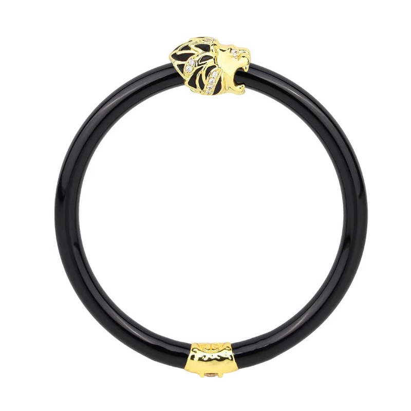 Fauna Lion All Weather Bangle (AWB) – Black
