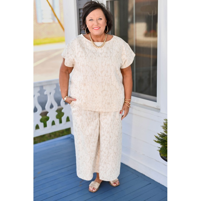 The Jacquard Linen Set- Curvy