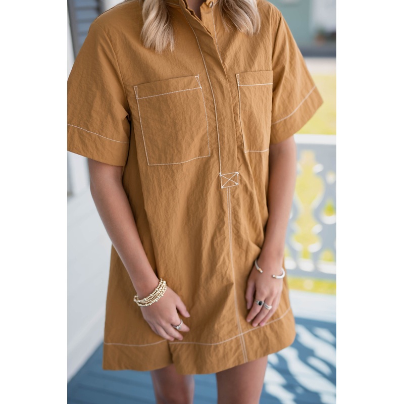 The Leah Dress in Yellow