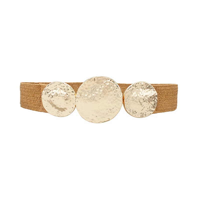 Triple Disc Belt-Cognac