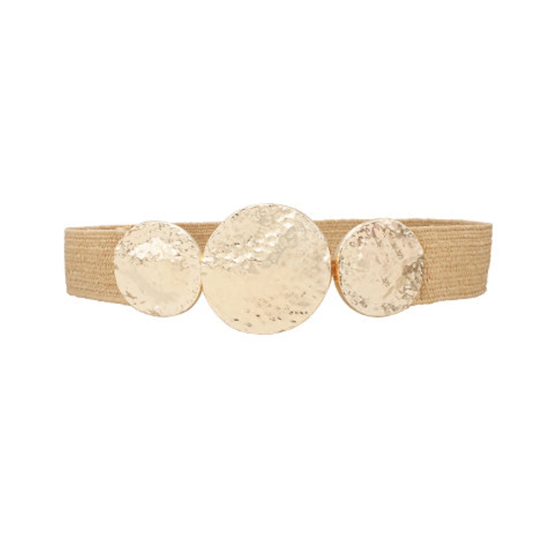 Triple Disc Belt-Taupe