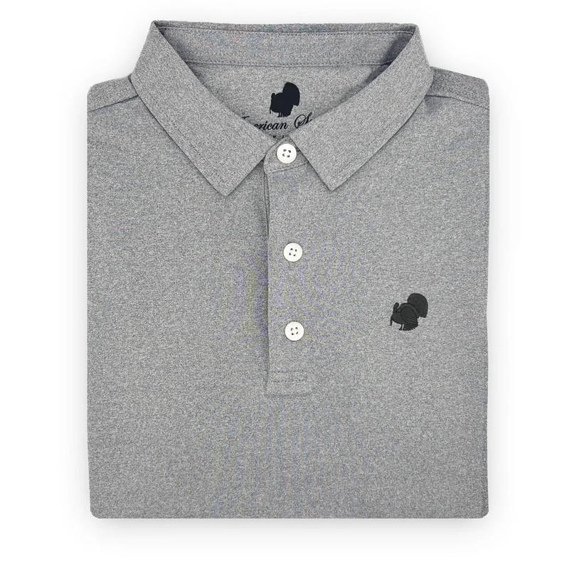 Youth American Strutter Performance Polo- Gray