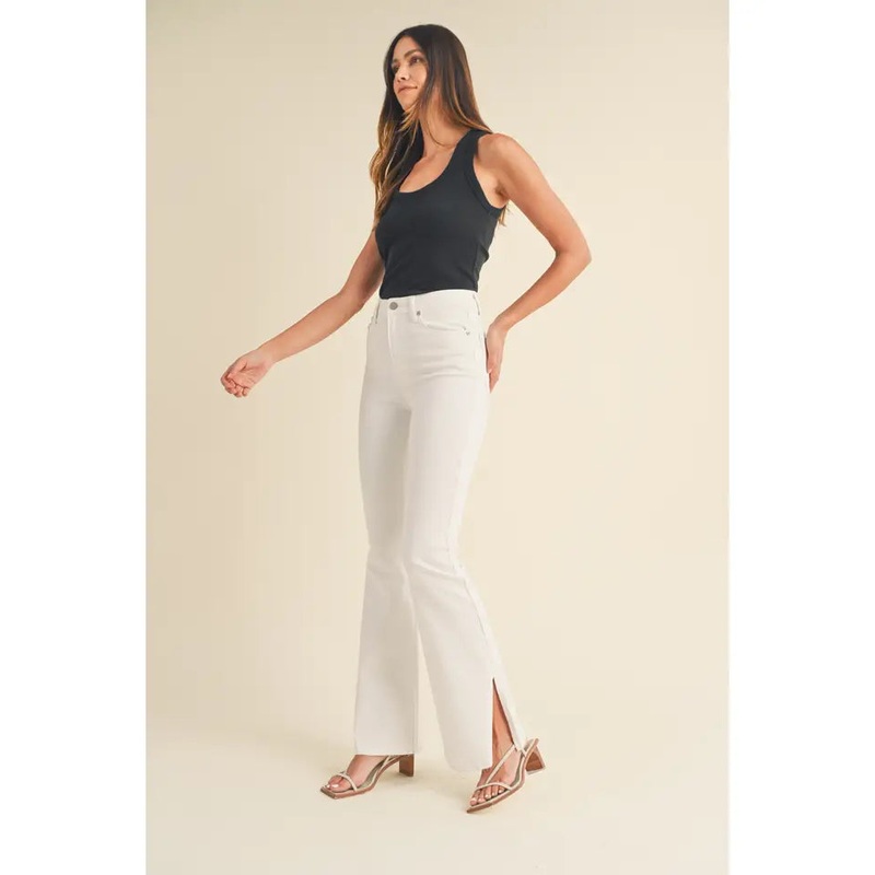 Amelia High Rise Outer Slit Flare