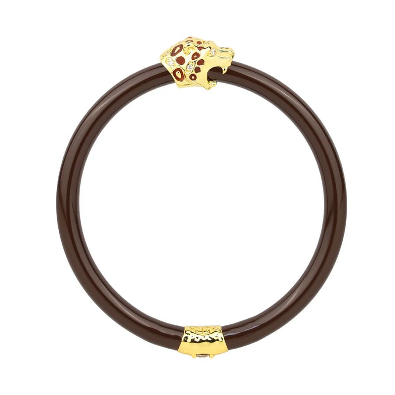 Fauna Panther All Weather Bangle (AWB) – Chocolate