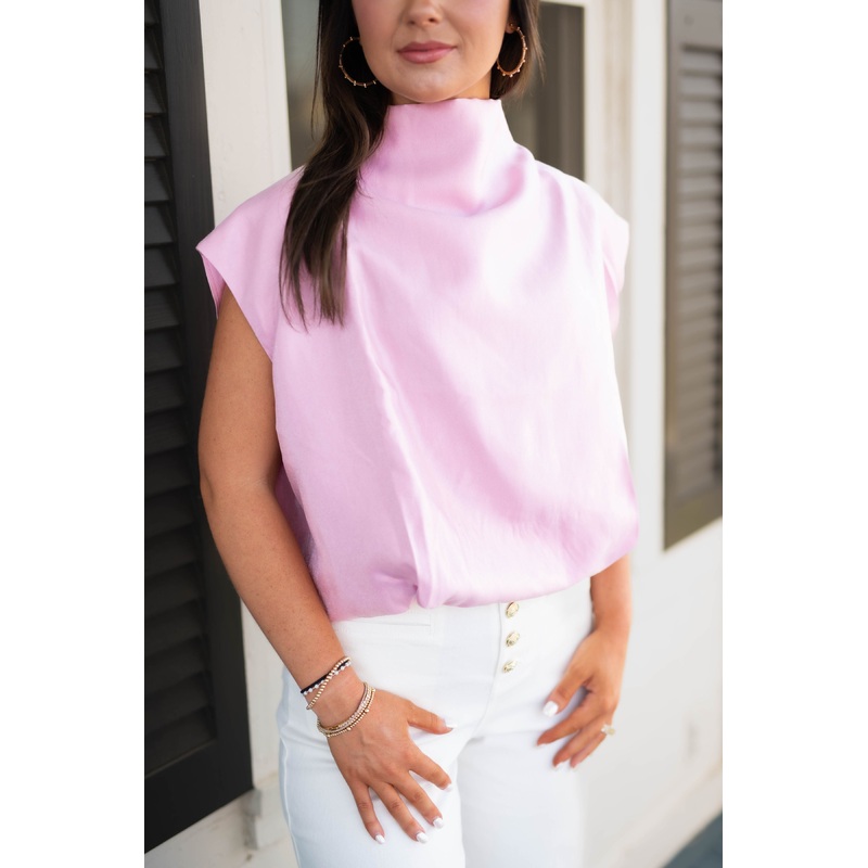 The Alexa Bubble Top in Pink