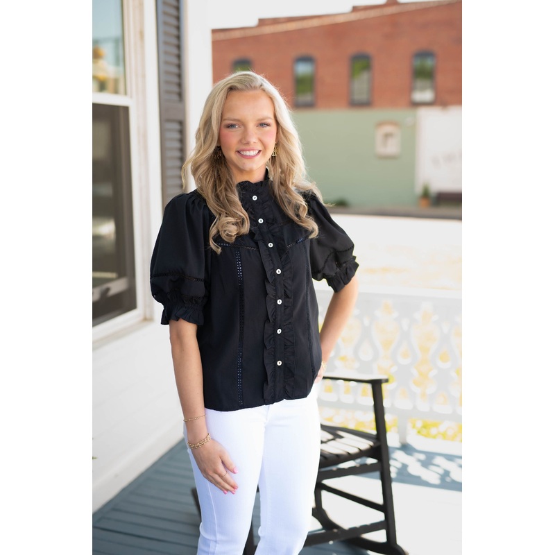 The Cara Top in Black
