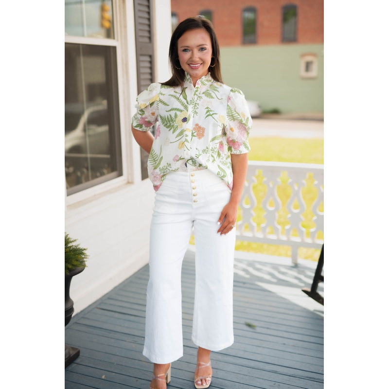 The Dedra Pants In White