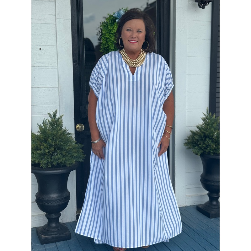 The Elise Stripe Midi