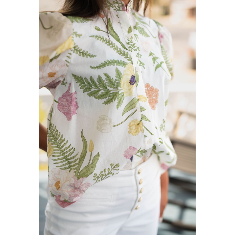 The Emory Top in Cream