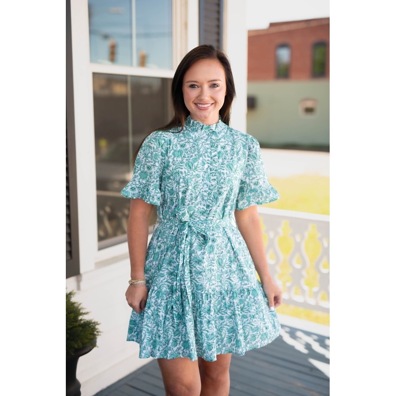 The Ginger Dress in Green