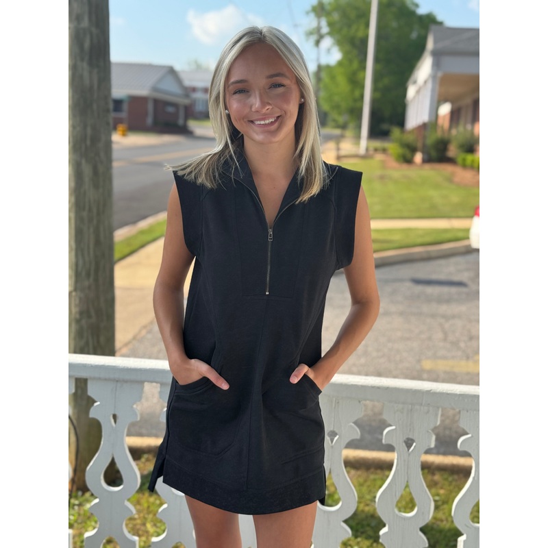 The Harper Dress in Black