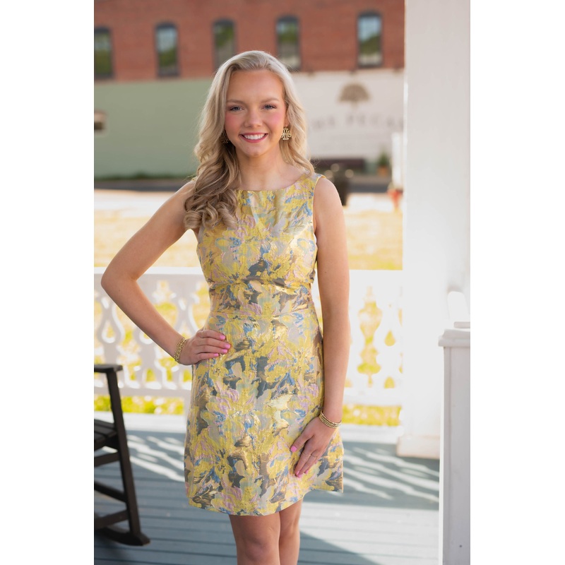 The Jenna Jacquard Dress
