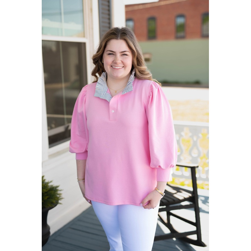 The Sally Top in Pink