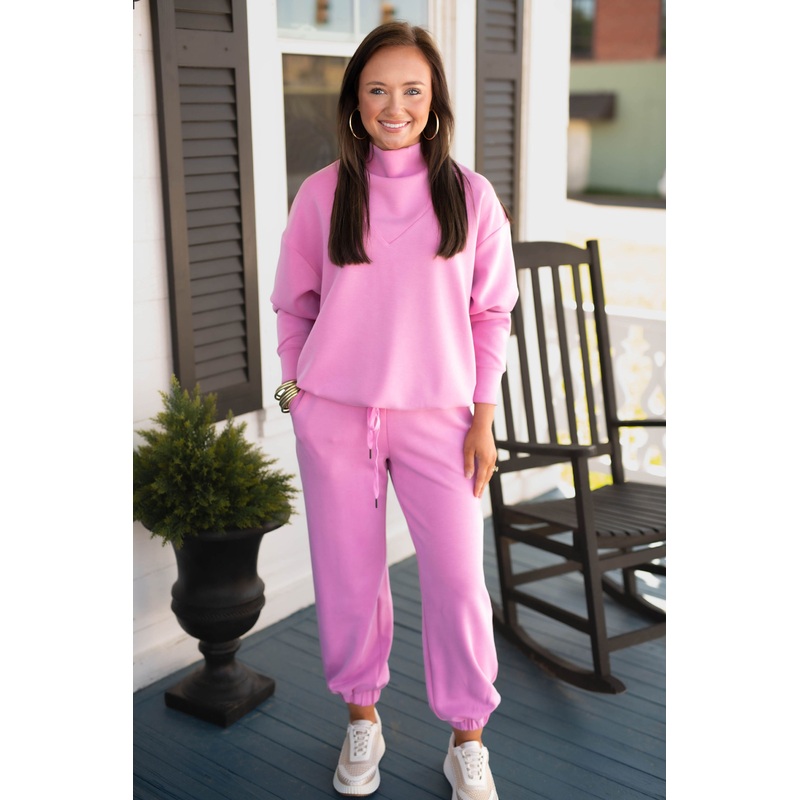 The Tucker Scuba Set in Prism Pink