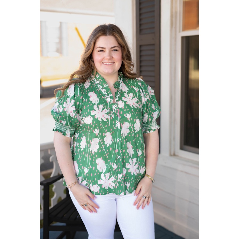 The Zara Top in Green