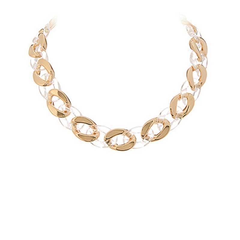 Acrylic Chain Link Necklace