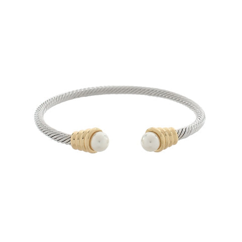 Dome Cable Cuff Bracelet