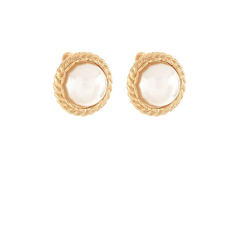 Dome Shape Clip On Earrings