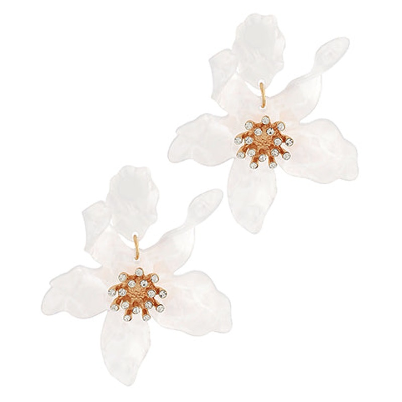 Flower Acrylic Earrings
