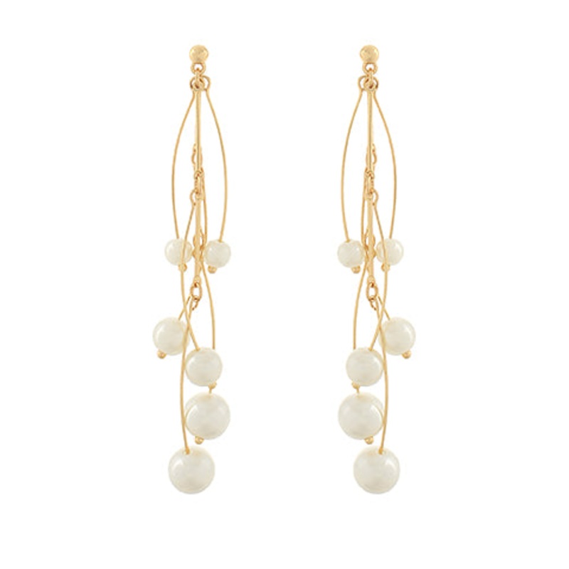 Fringe Pearl Earrings