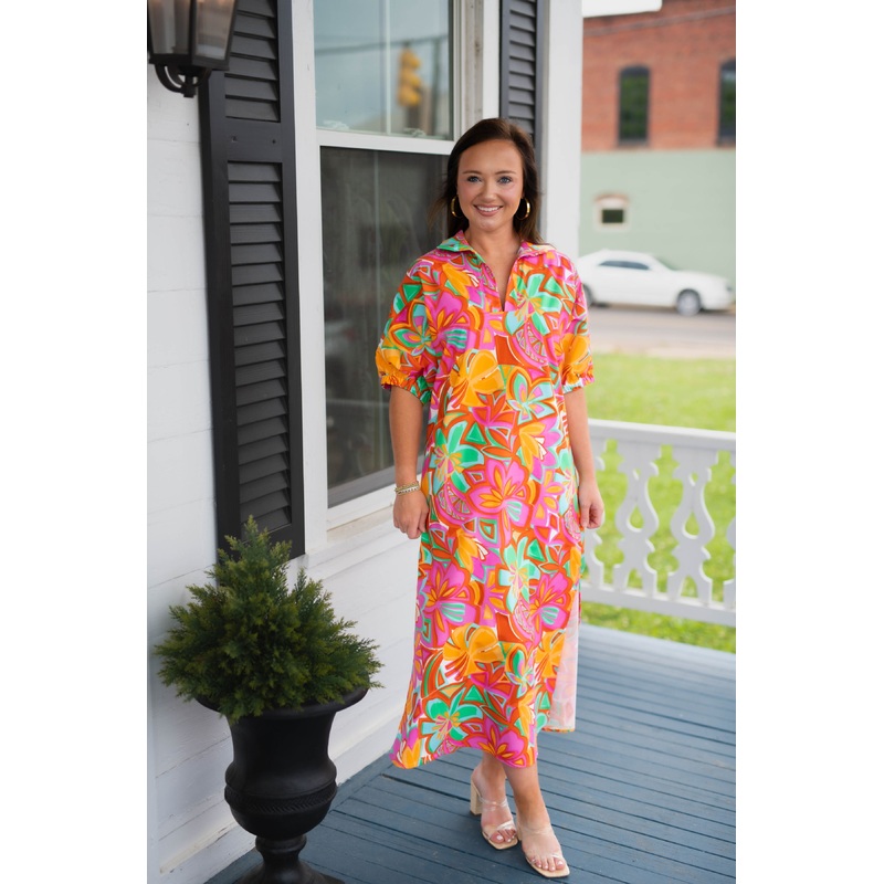 The Blakely Bloom Mirage Midi Dress