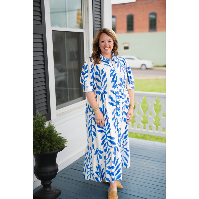 The Botanic Breeze Dress-Curvy