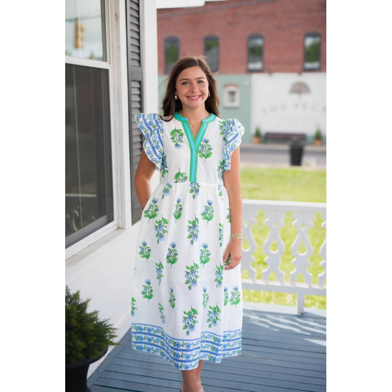 The Collette Floral Midi
