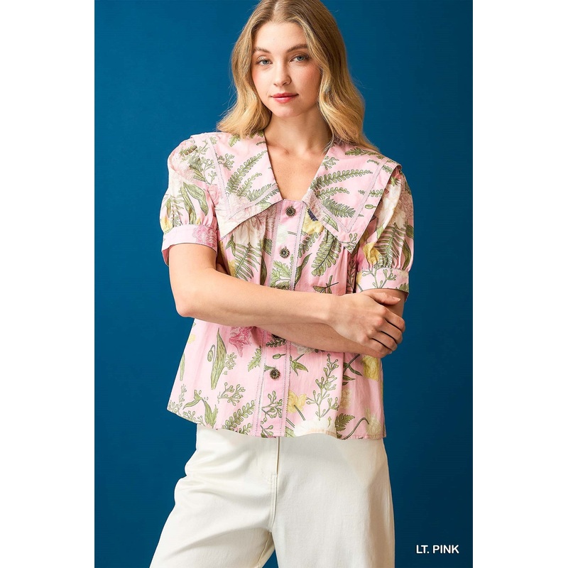 The Daisy Drift Top in Pink
